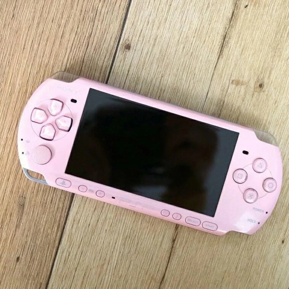 Sony Handheld Console in Soft Pink